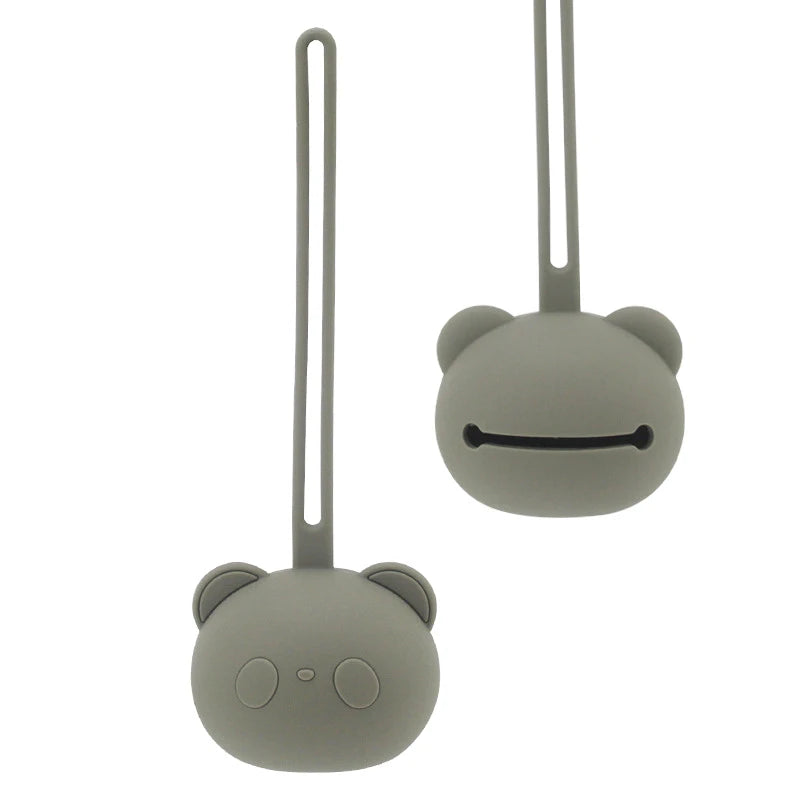 Good Quality Panda Shape Baby Pacifier Case Holder Silicone Nipple Cover for Infant Nipple Holder